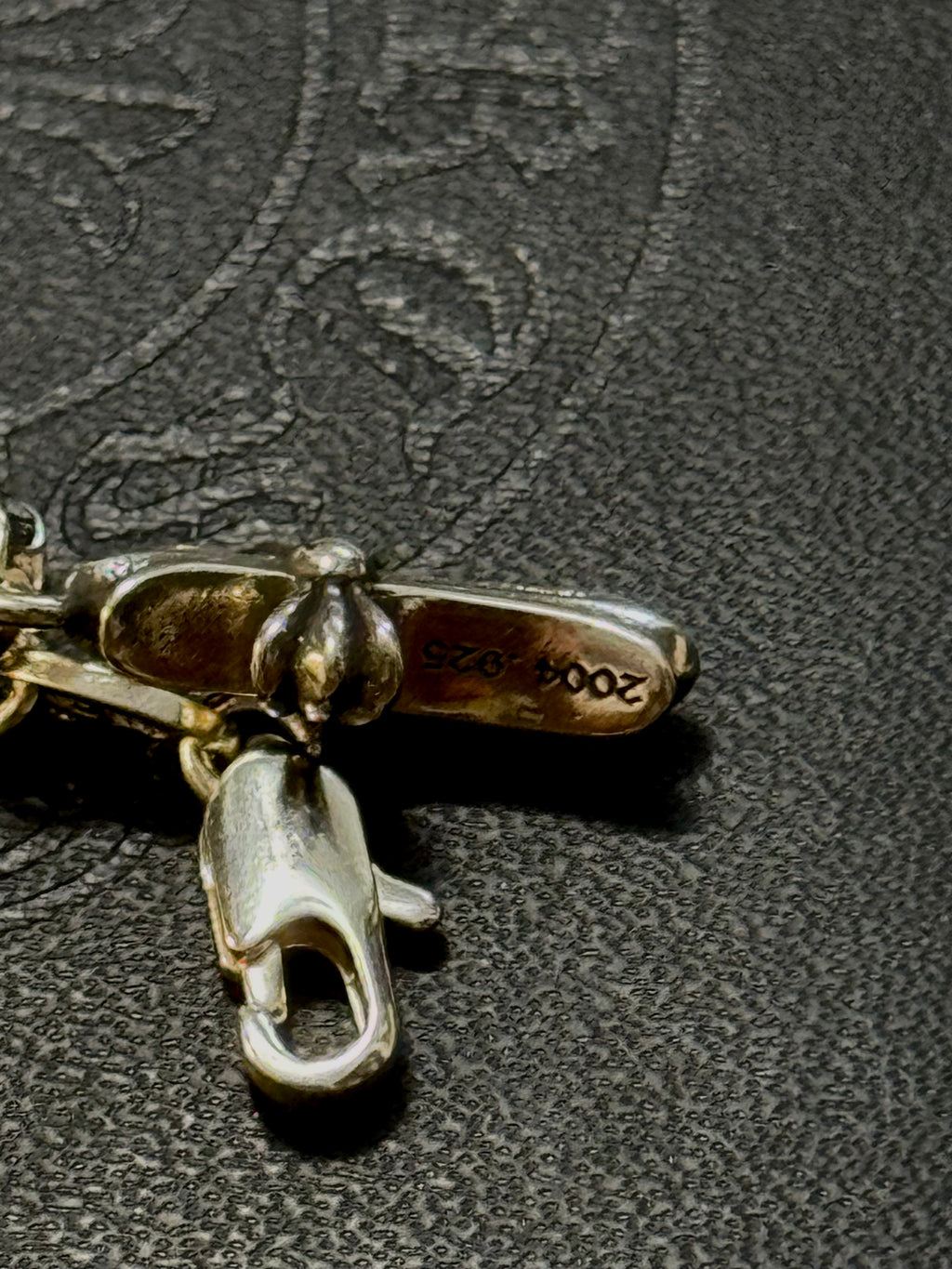 CH .925 Mini Blue Sapphire Cross Chain