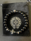 CH Onyx Bead Bracelet