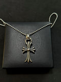 CH Ball Chain Cross Necklace
