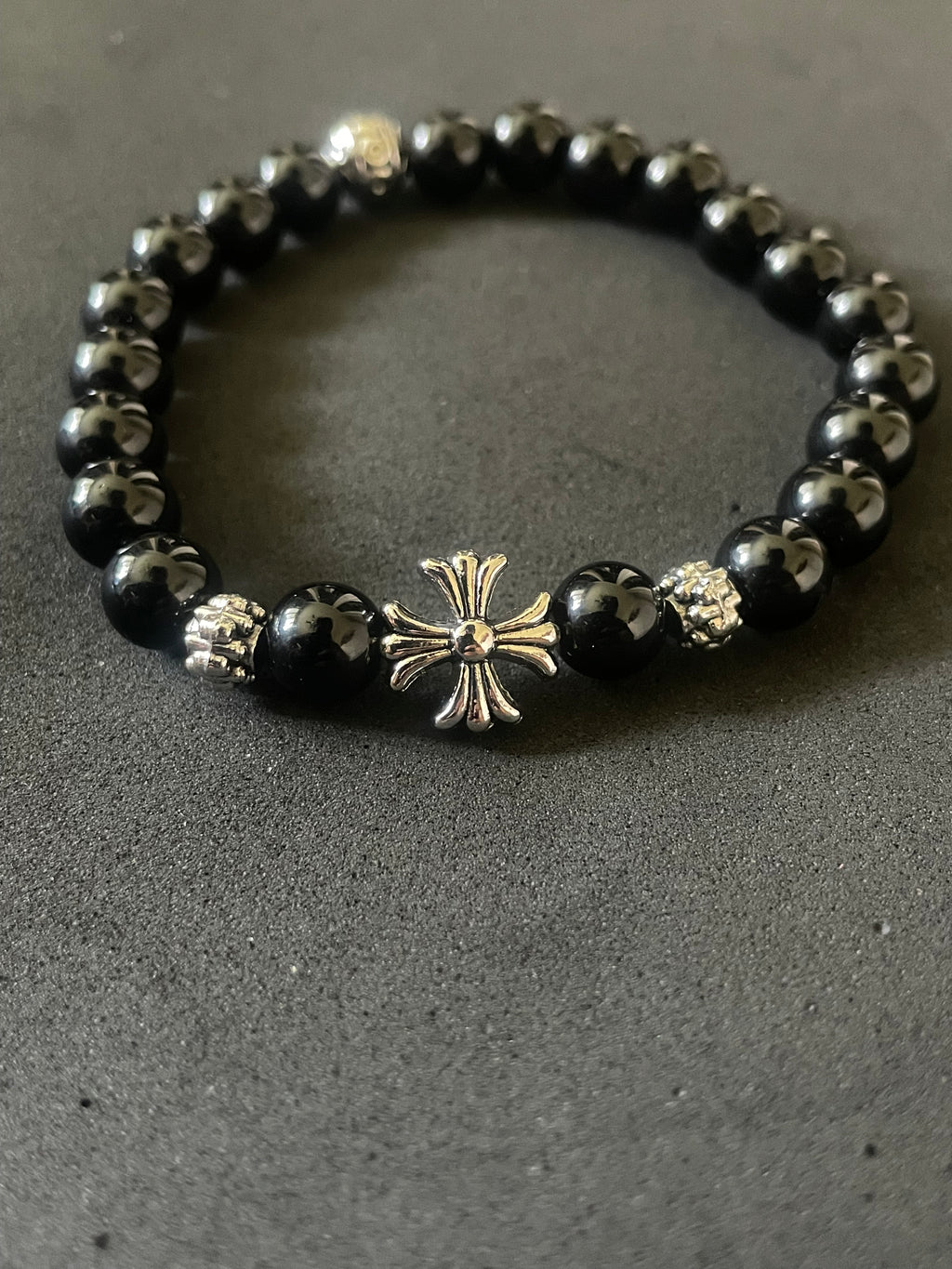 CH Onyx Bead Bracelet