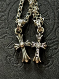 CH .925 Mini Diamond Cross Chain