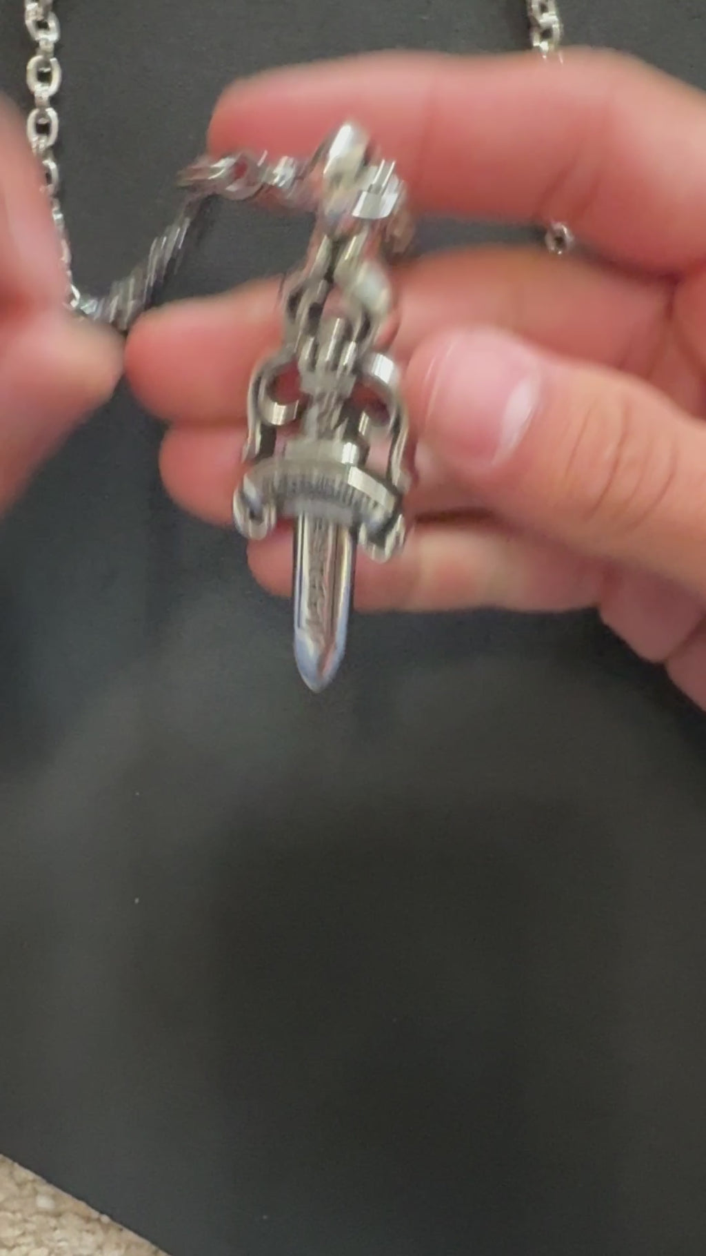 CH .925 Dagger Necklace